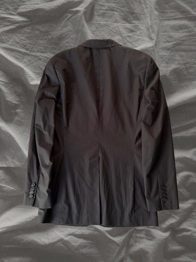 HELMUTLANG SS17 Cotton 1-Button Tailored Blazer Black Size 36R