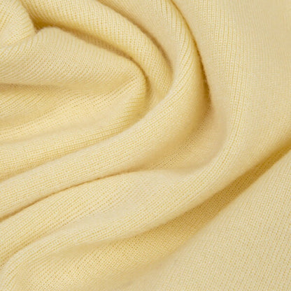 COMME des GARCONS Acrylic V-Neck Sweater Cream Size XS