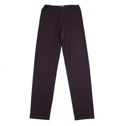 ISSEY MIYAKE Rayon Blend Stretch Easy Dark Purple Pants Size 2