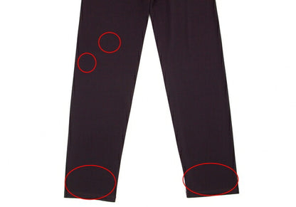 ISSEY MIYAKE Rayon Blend Stretch Easy Dark Purple Pants Size 2
