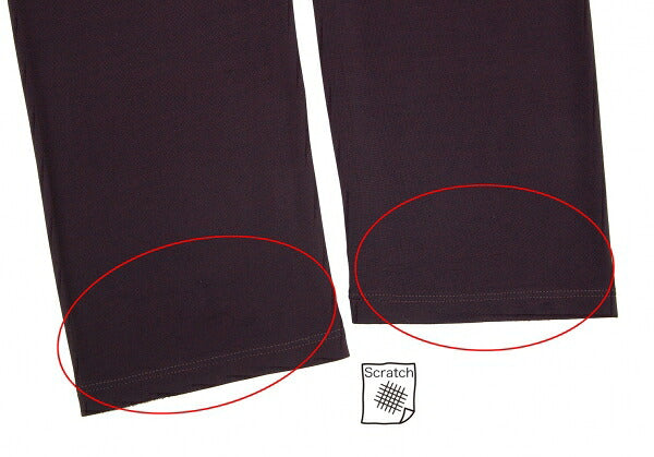 ISSEY MIYAKE Rayon Blend Stretch Easy Dark Purple Pants Size 2