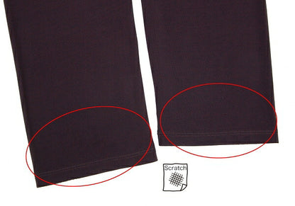 ISSEY MIYAKE Rayon Blend Stretch Easy Dark Purple Pants Size 2