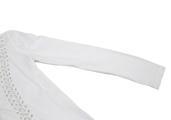 Jean Paul GAULTIER SOLEIL Front Cardigan White Size M