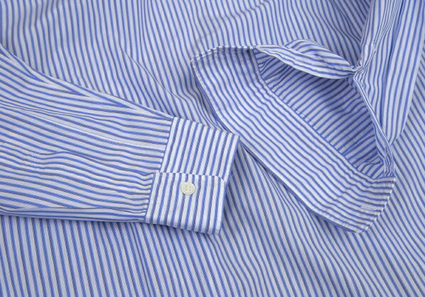 COMME des GARCONS HOMME PLUS Back Floral Shirt Blue Size M