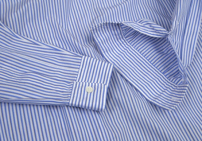COMME des GARCONS HOMME PLUS Back Floral Shirt Blue Size M
