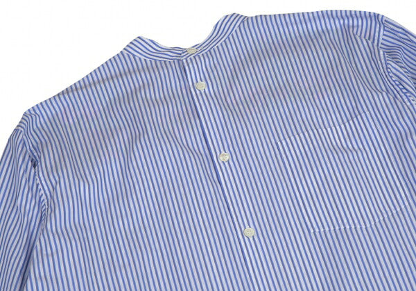COMME des GARCONS HOMME PLUS Back Floral Shirt Blue Size M