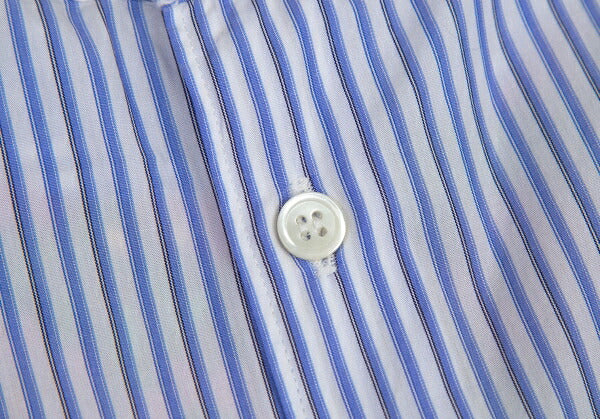COMME des GARCONS HOMME PLUS Back Floral Shirt Blue Size M