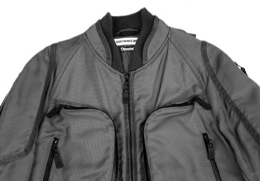 ISSEY MIYAKE MEN Thinsulate Waterproof Jacket Gray Size 4