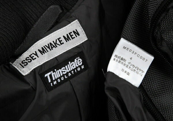 ISSEY MIYAKE MEN Thinsulate Waterproof Jacket Gray Size 4