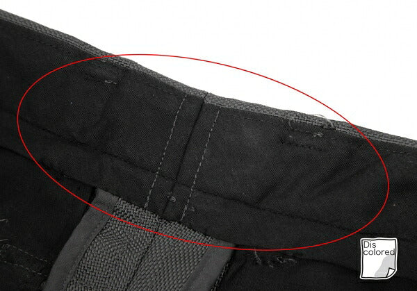 ISSEY MIYAKE MEN Waterproof Zip Pants Gray Size 2