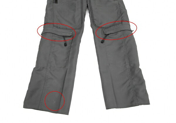 ISSEY MIYAKE MEN Waterproof Zip Pants Gray Size 2