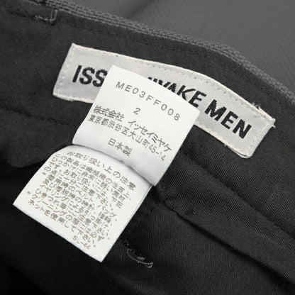ISSEY MIYAKE MEN Waterproof Zip Pants Gray Size 2