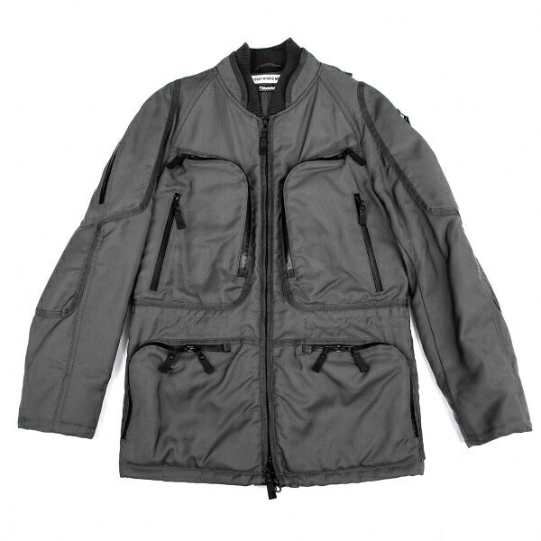 ISSEY MIYAKE MEN Thinsulate Waterproof Zip Suit Gray