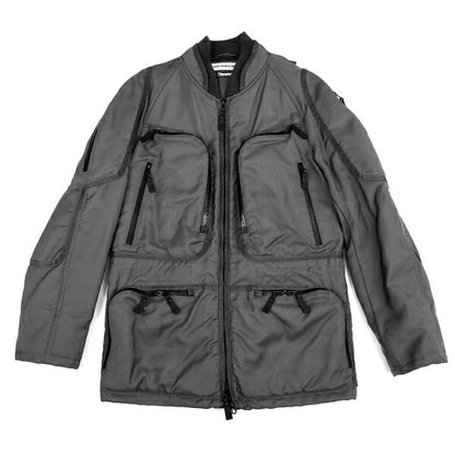 ISSEY MIYAKE MEN Thinsulate Waterproof Zip Suit Gray