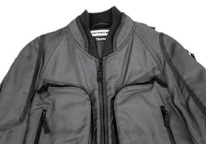 ISSEY MIYAKE MEN Thinsulate Waterproof Zip Suit Gray