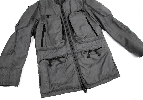 ISSEY MIYAKE MEN Thinsulate Waterproof Zip Suit Gray