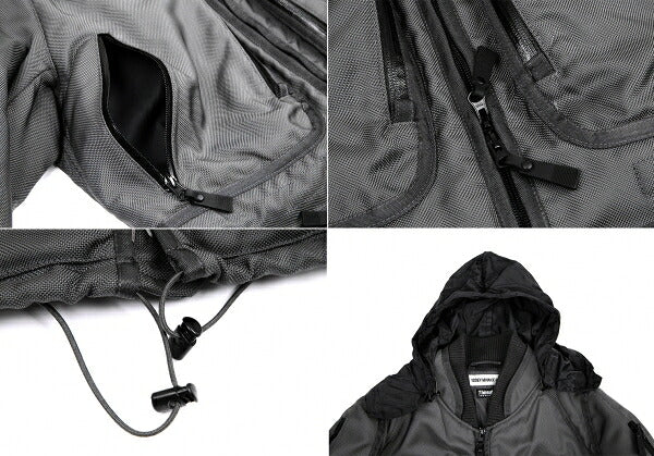 ISSEY MIYAKE MEN Thinsulate Waterproof Zip Suit Gray