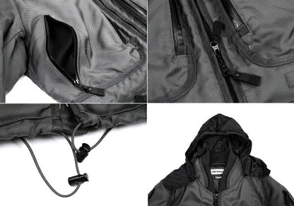 ISSEY MIYAKE MEN Thinsulate Waterproof Zip Suit Gray