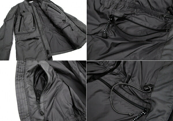 ISSEY MIYAKE MEN Thinsulate Waterproof Zip Suit Gray