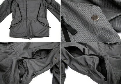 ISSEY MIYAKE MEN Thinsulate Waterproof Zip Suit Gray