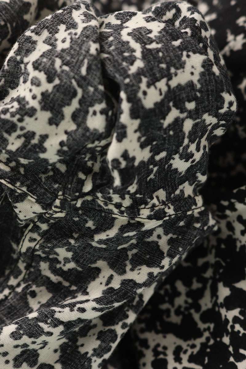 CELINE 19AW Viscose Marble Long Sleeve Shirt Size XL