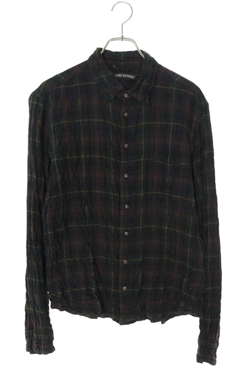 Chrome Hearts Flare Botton Long Sleeve Shirt Size L