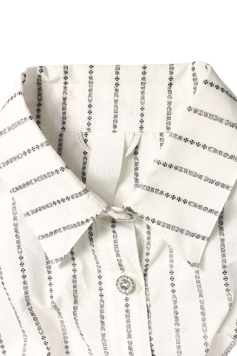 Chrome Hearts MAHAL KITA CH Striped Long Sleeve Shirt Size S