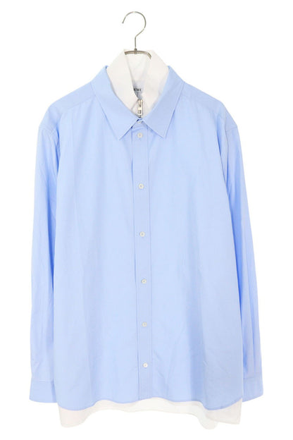 LOEWE 25SS Hybrid Cotton Long Sleeve Shirt Size S