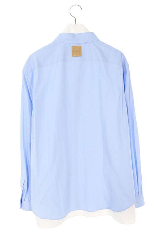 LOEWE 25SS Hybrid Cotton Long Sleeve Shirt Size S