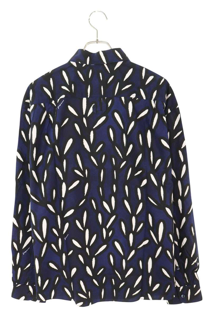 JACQUEMUS 25SS Cotton Floral Print Long Sleeve Shirt Size S