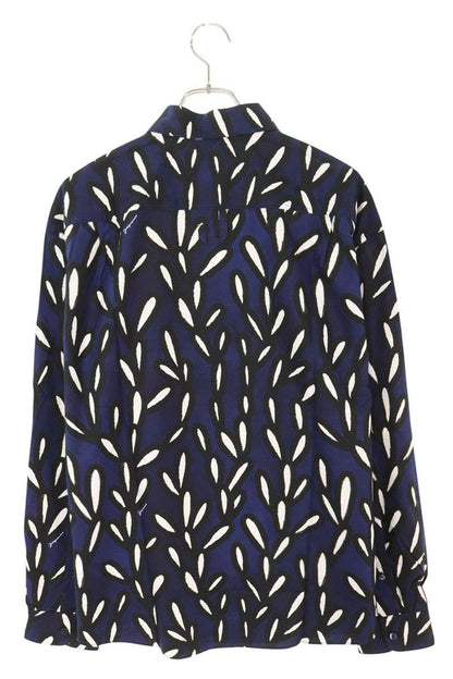JACQUEMUS 25SS Cotton Floral Print Long Sleeve Shirt Size S