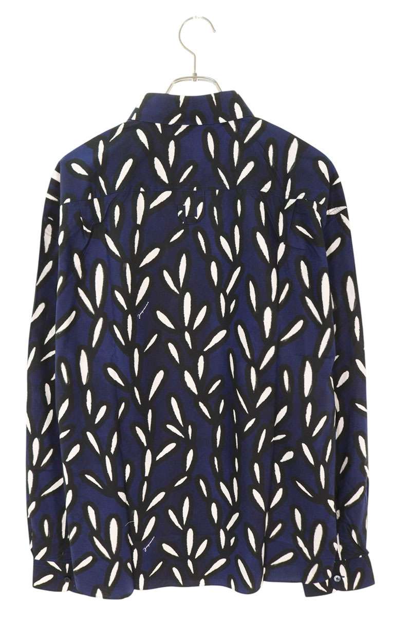 JACQUEMUS 25SS Cotton Floral Print Long Sleeve Shirt Size M