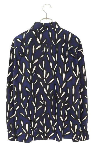 JACQUEMUS 25SS Cotton Floral Print Long Sleeve Shirt Size M