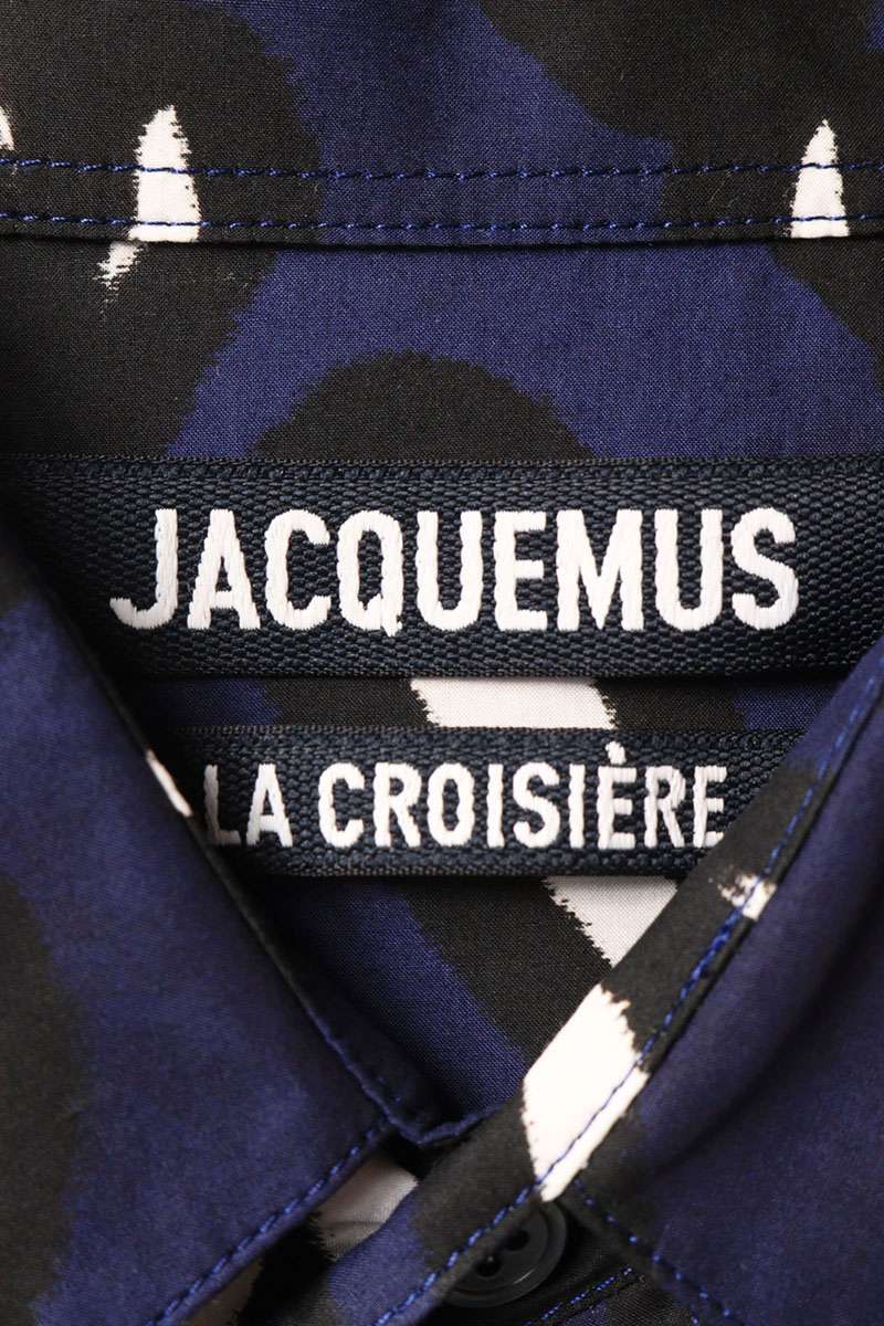 JACQUEMUS 25SS Cotton Floral Print Long Sleeve Shirt Size M