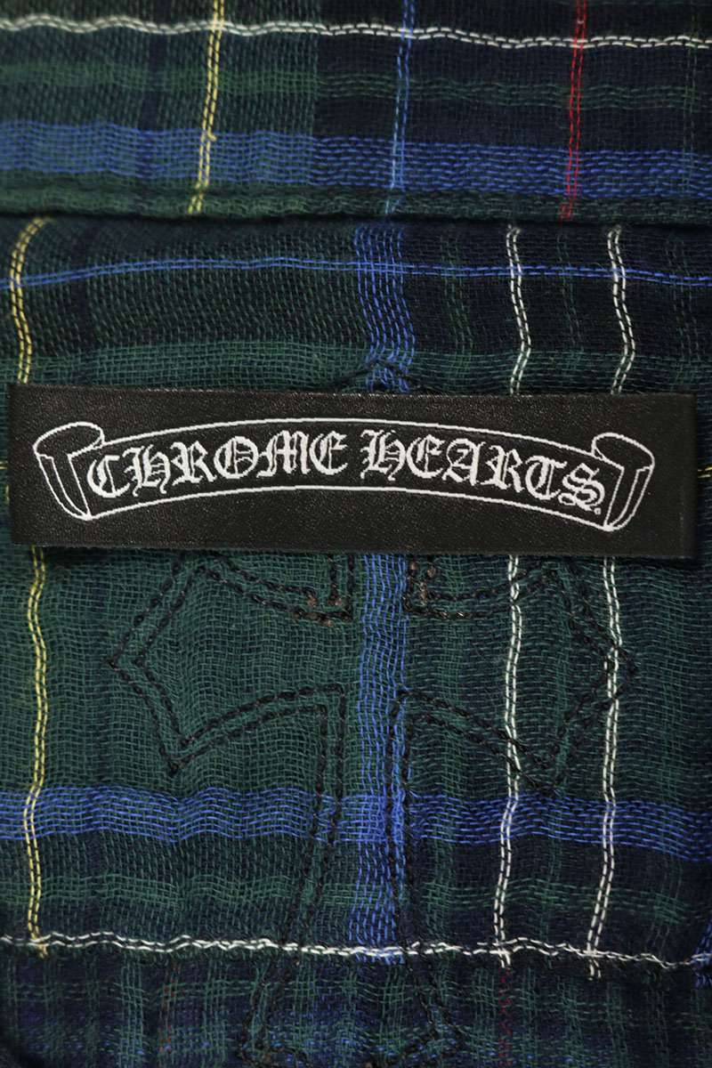 Chrome Hearts Long Sleeve Shirt Size XS Green x Silver