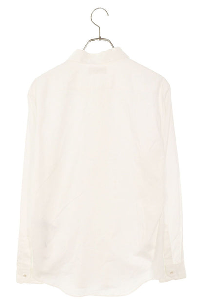 CELINE White Cotton Poplin Long Sleeve Shirt Size XXS