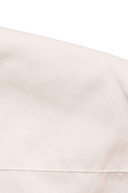 CELINE White Cotton Poplin Long Sleeve Shirt Size XXS