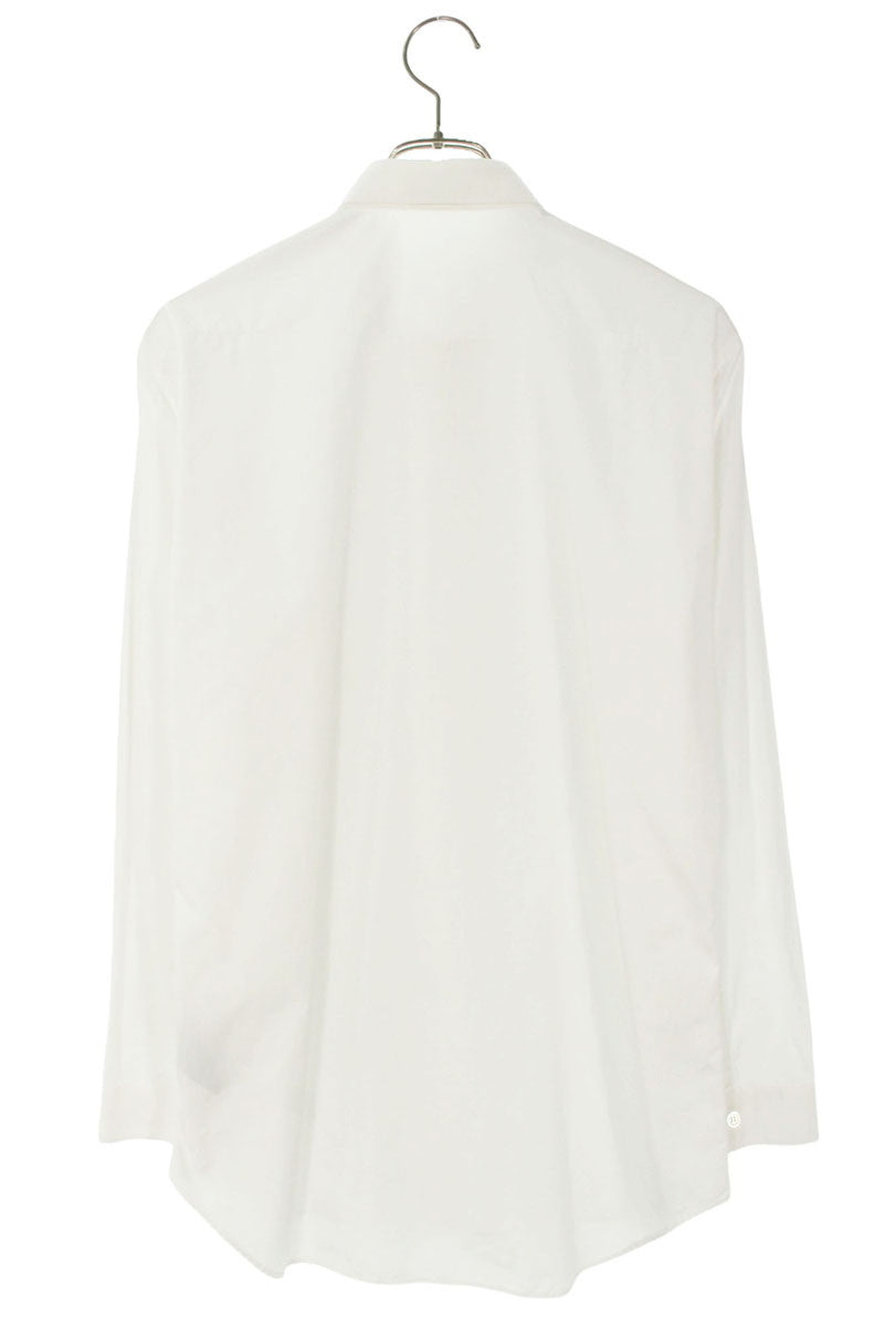 Dior HOMME 18AW White Cotton BEE Embroidered Shirt Size 39