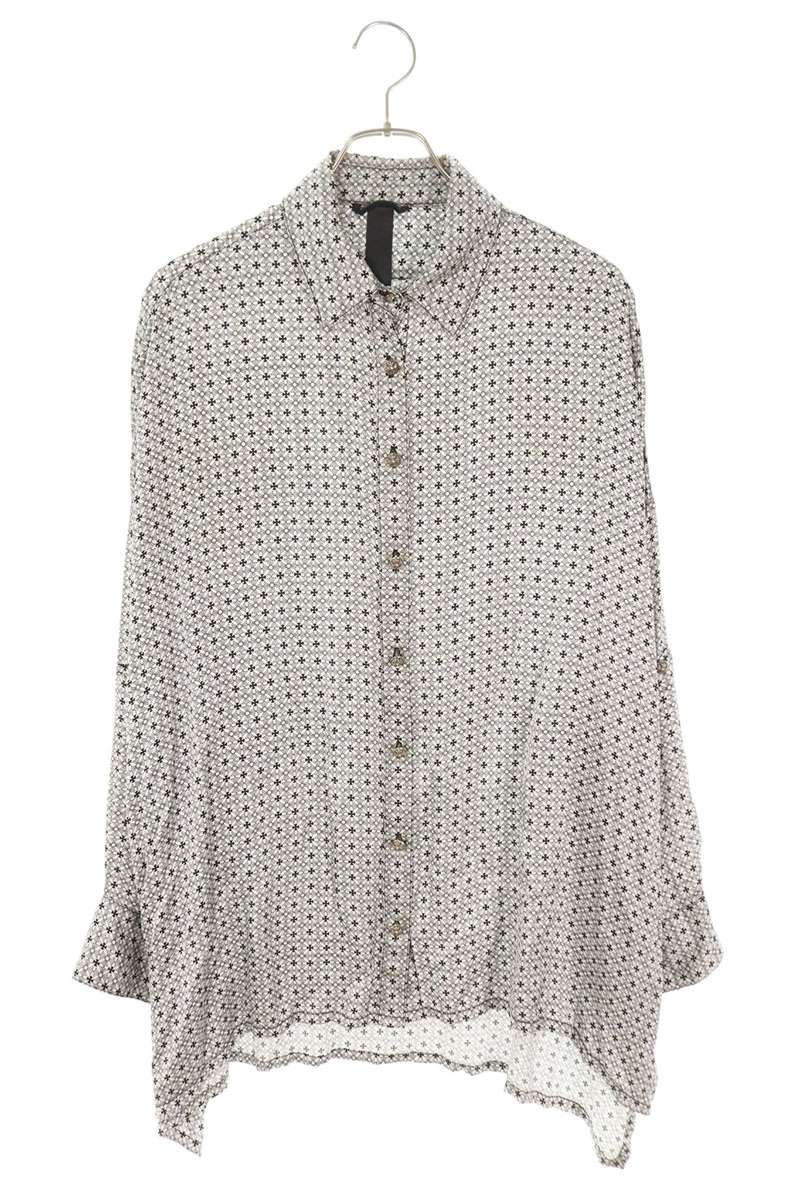Chrome Hearts MAHAL KITA CH All-Over Print Long Sleeve Shirt Size M