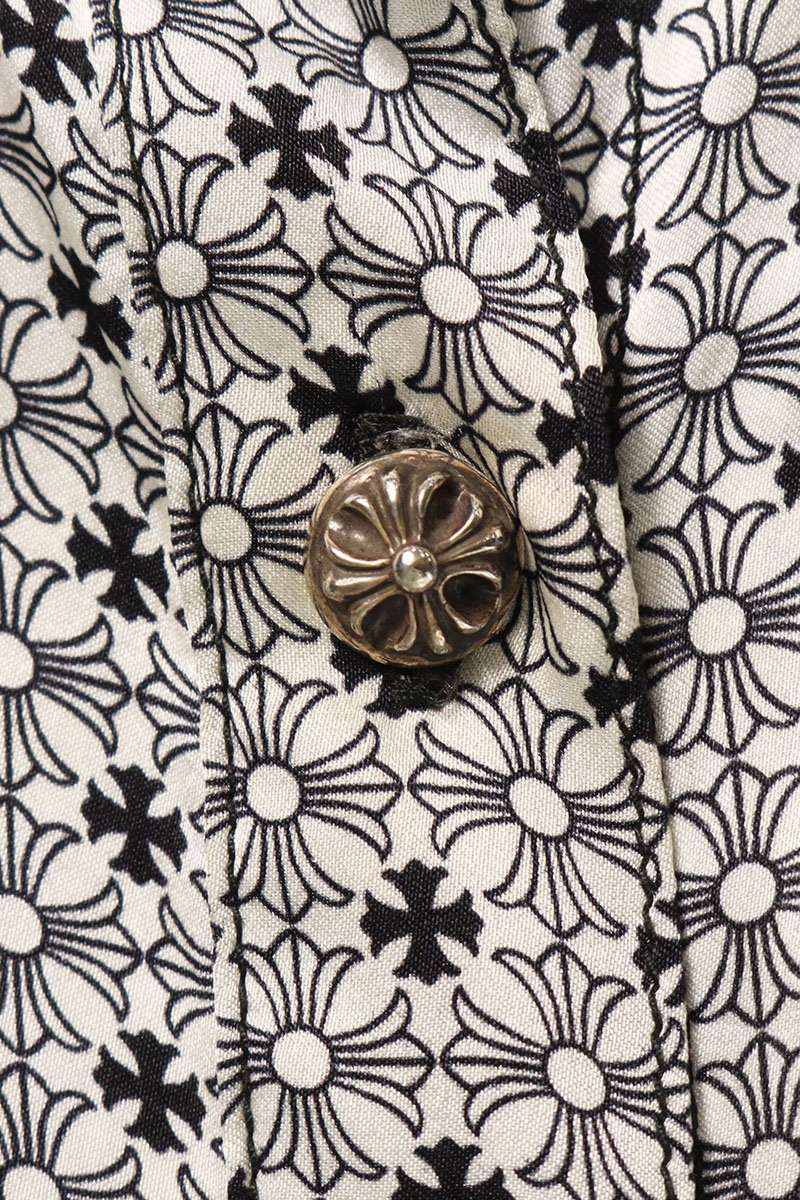 Chrome Hearts MAHAL KITA CH All-Over Print Long Sleeve Shirt Size M