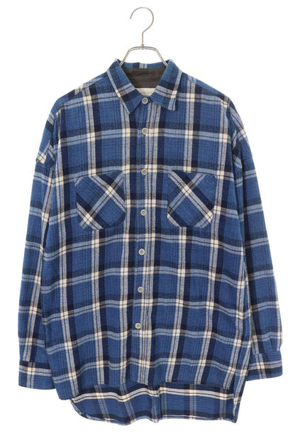 Fear of God FOURTH COLLECTION Long Sleeve Shirt Blue Size M