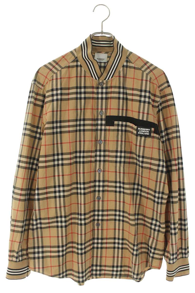 Burberry 19AW Long Sleeve Shirt Beige Size M