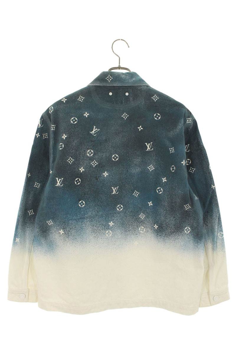 LOUISVUITTON 20SS Monogram Gradient Long Sleeve Shirt Size M