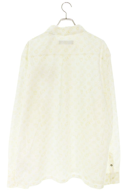 Louis Vuitton 24AW Print Long Sleeve Shirt White x Beige Size 4L