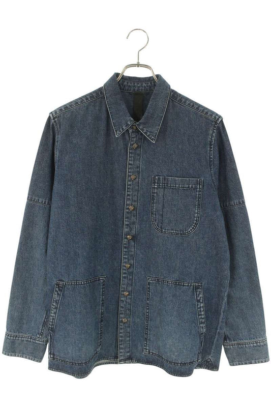 Chrome Hearts LAST BITE Denim Long Sleeve Shirt Size M