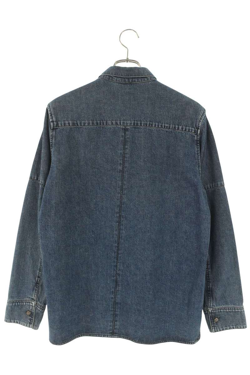 Chrome Hearts LAST BITE Denim Long Sleeve Shirt Size M