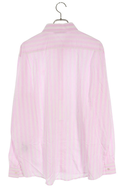 ACNE STUDIOS Stripe Long Sleeve Rayon Blend Shirt Size S