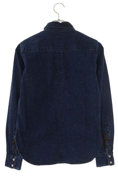 Chrome Hearts Loose-End Long Sleeve Shirt Blue Size XS