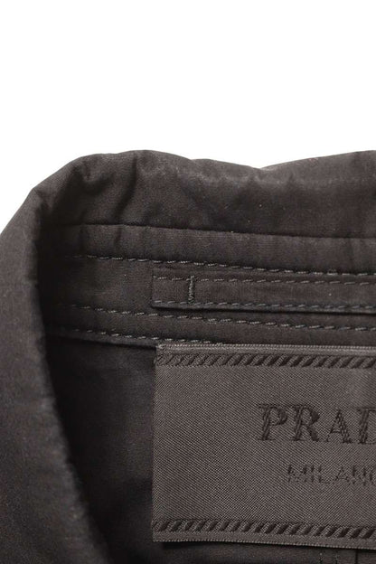Prada Multi-pocket Cargo Long Sleeve Shirt (SS13) Black Size 46R