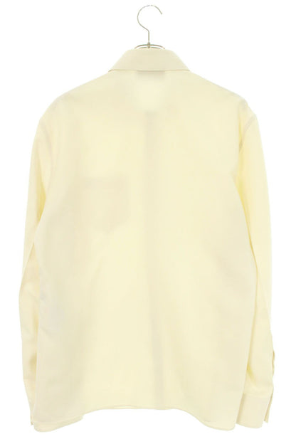 GUCCI Off-White Horsebit Motif Long Sleeve Shirt Size XL